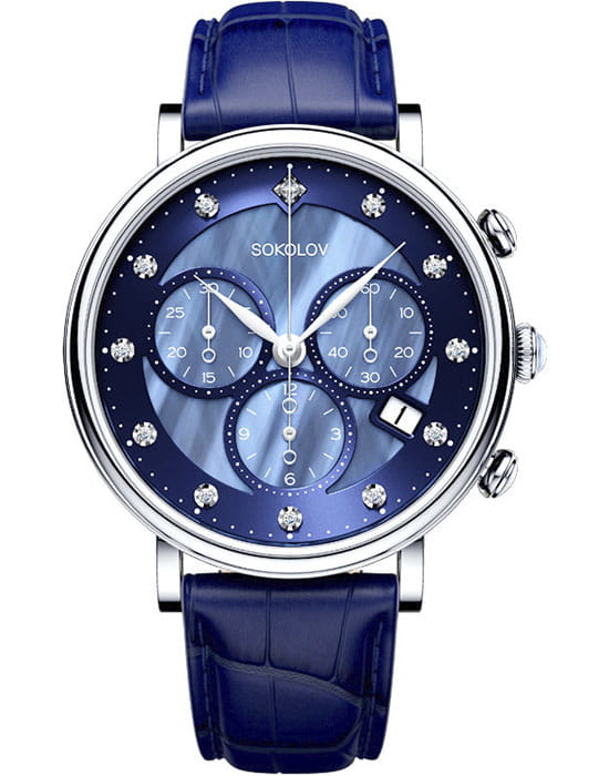 Sokolov 126.30.00.000.05.04.2 , наручные женские часы фото под углом